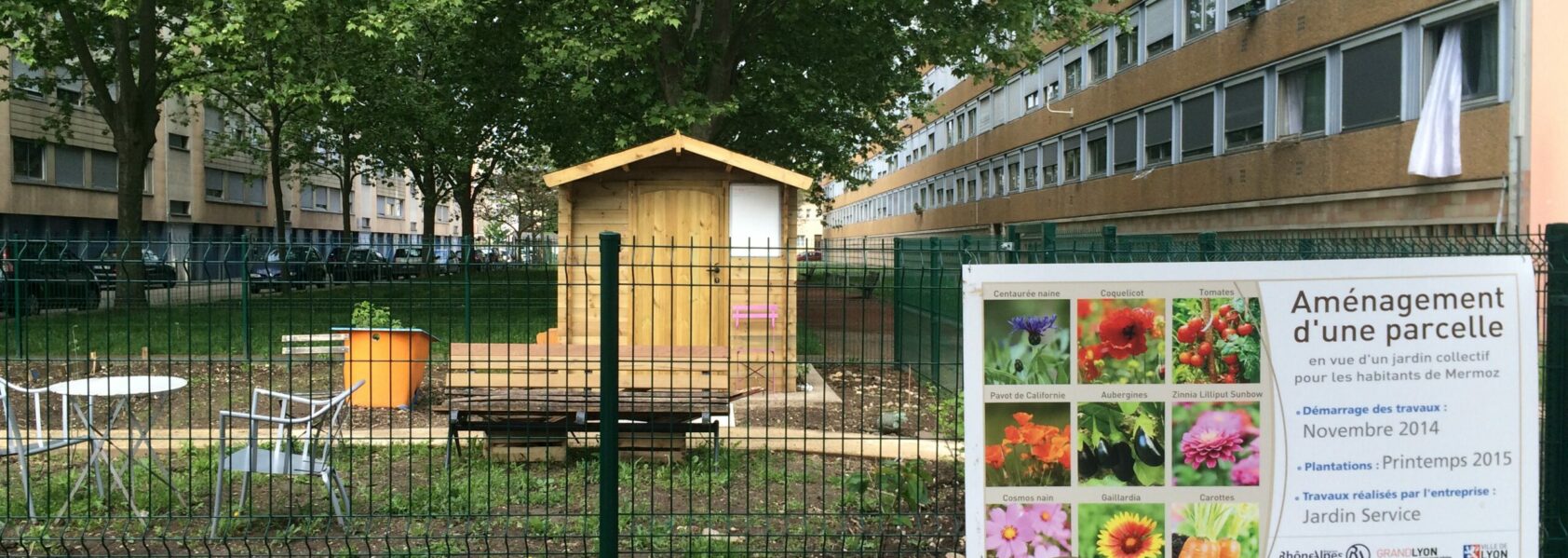 Jardin collectif Mermoz – Lyon